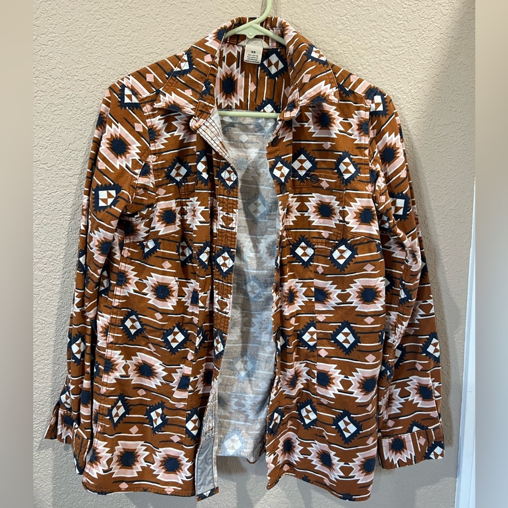 Duluth Trading Co. Flannel button up shirt size XS